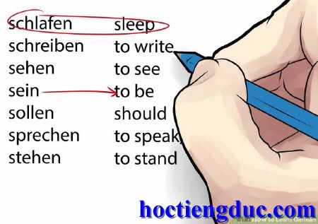 Học từ vựng tiếng Đức cơ bản
